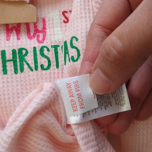 My First Christmas Baby Girl Matching Set Size 0-3 months - Picture 11 of 15